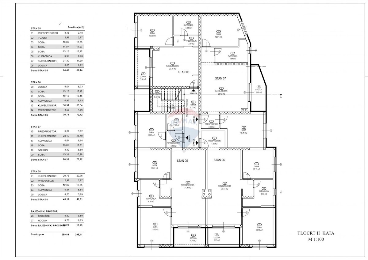 Stanovanje/Apartma Rešetari, Kastav, 47,61m2