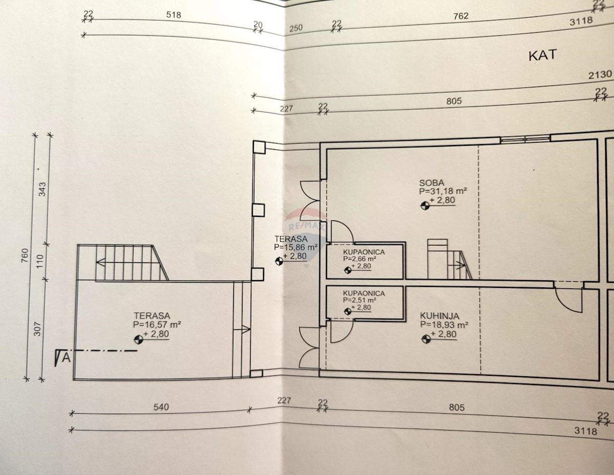 Stanovanje/Apartma Rovinj, 116m2