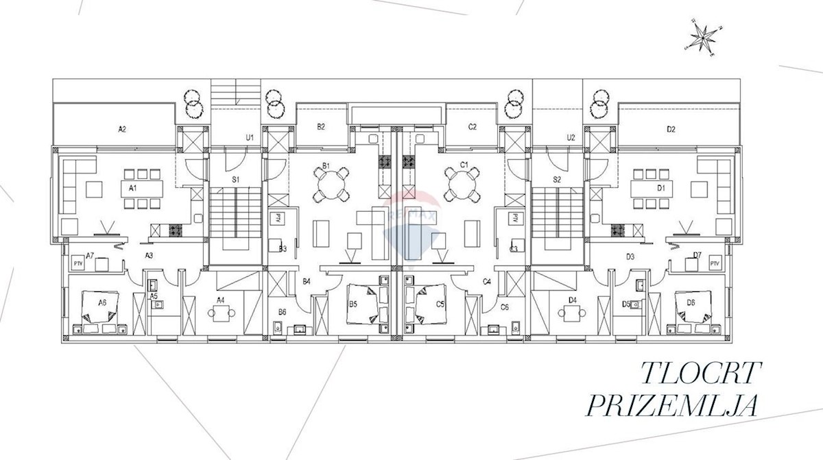 Stanovanje/Apartma Žminj, 62,40m2