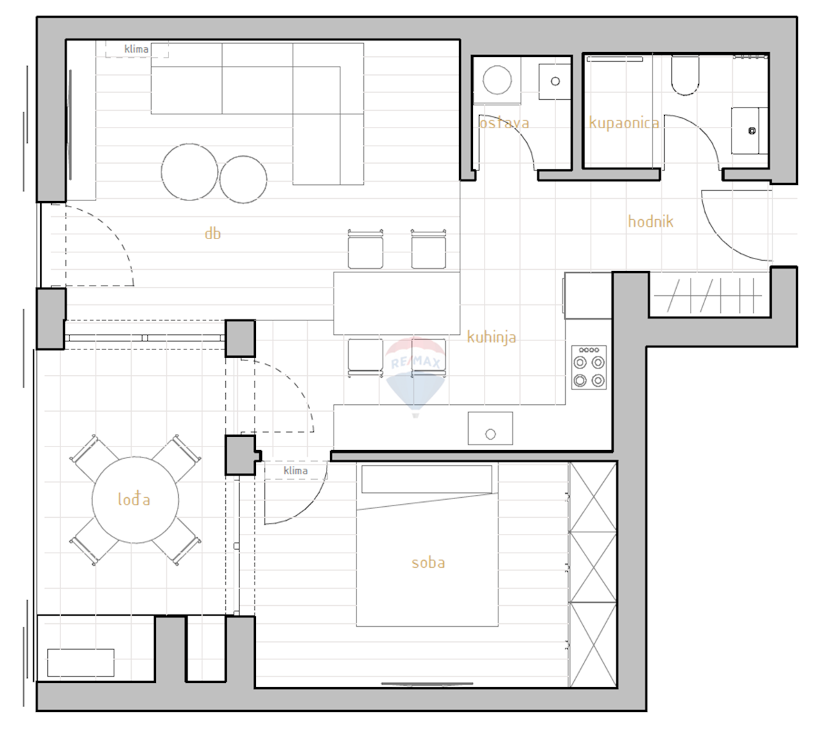 Stanovanje/Apartma Zamet, Rijeka, 58,26m2