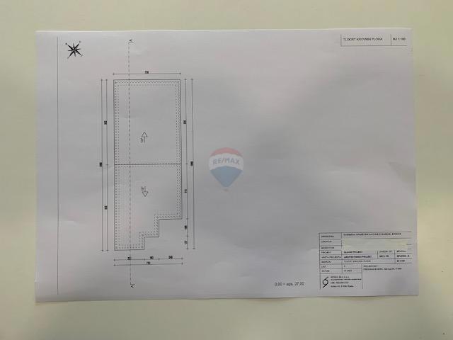 Otok Krk, Malinska, dvojček v izgradnji, 165 m2, pogled na morje