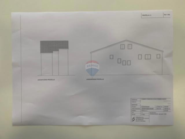 Otok Krk, Malinska, dvojček v izgradnji, 165 m2, pogled na morje