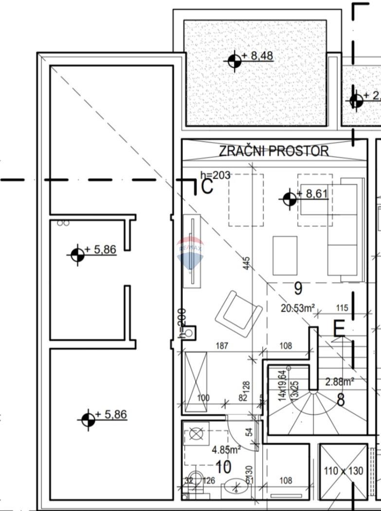 Istra, Valbandon – Trosobno stanovanje v novogradnji