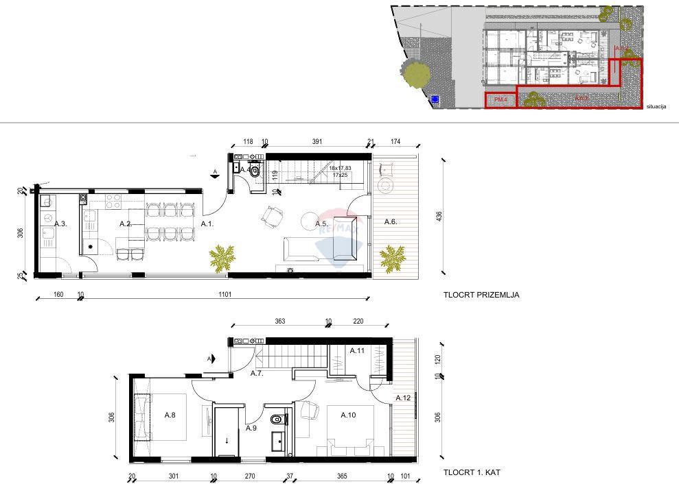Stanovanje/Apartma Rovinj, 87,23m2