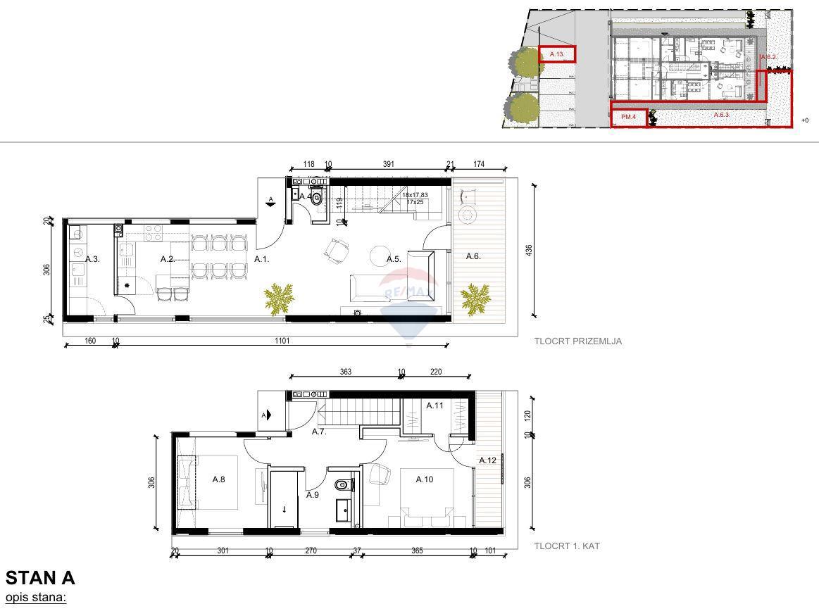 Stanovanje/Apartma Rovinj, 104,97m2