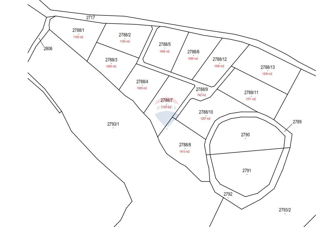 ISTRIA, LIM CANAL – Agricultural Land 1100 m²