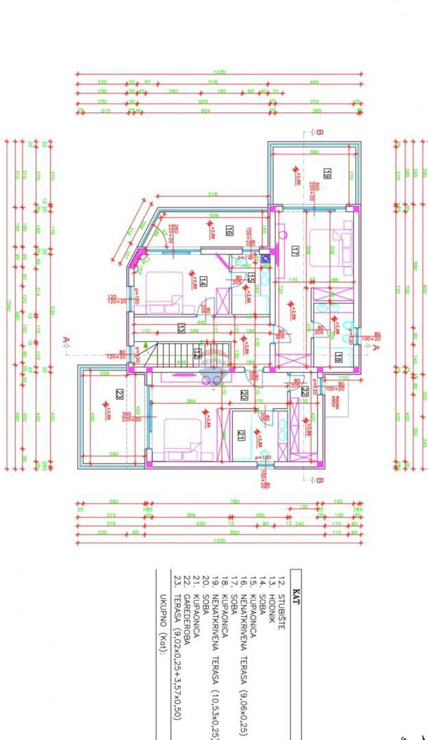 Hiša Muntrilj, Tinjan, 220m2