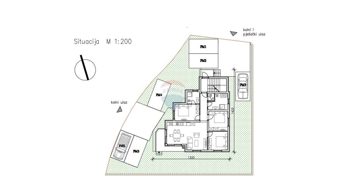 Stavbno zemljišče Medulin, 642m2