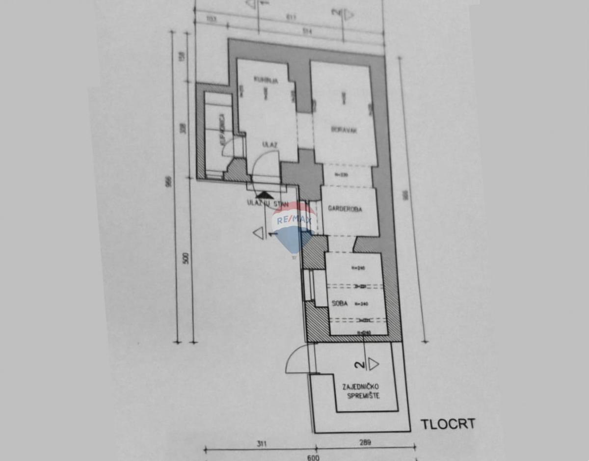 Stanovanje/Apartma Donji grad, Donji Grad, 26m2