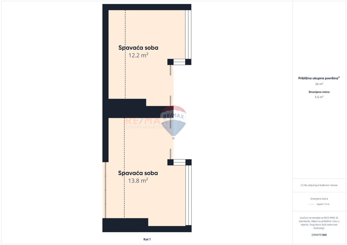 Crikvenica, Selce – Štirisobno stanovanje v prvi vrsti ob morju