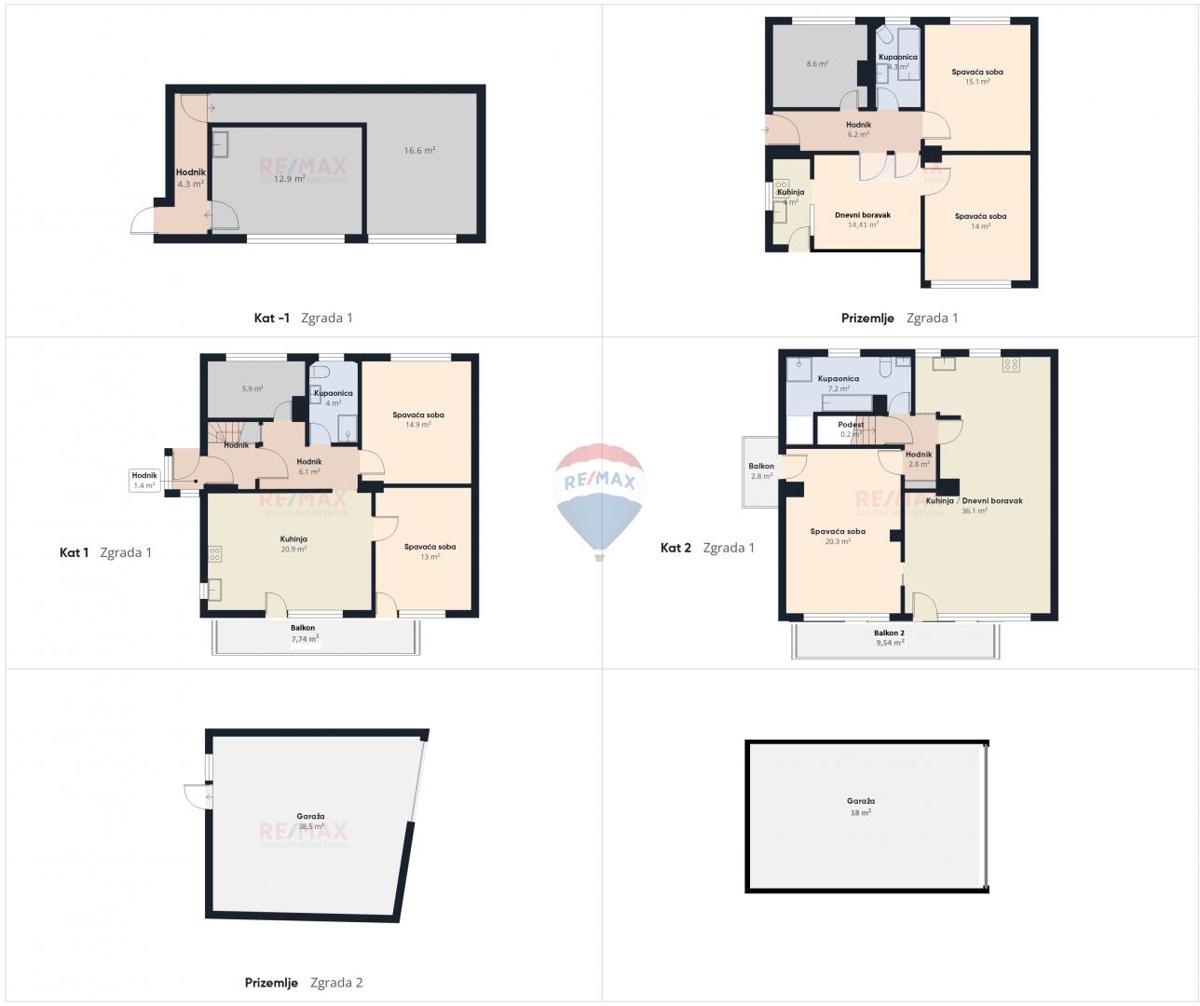 Hiša Maksimir, 258m2