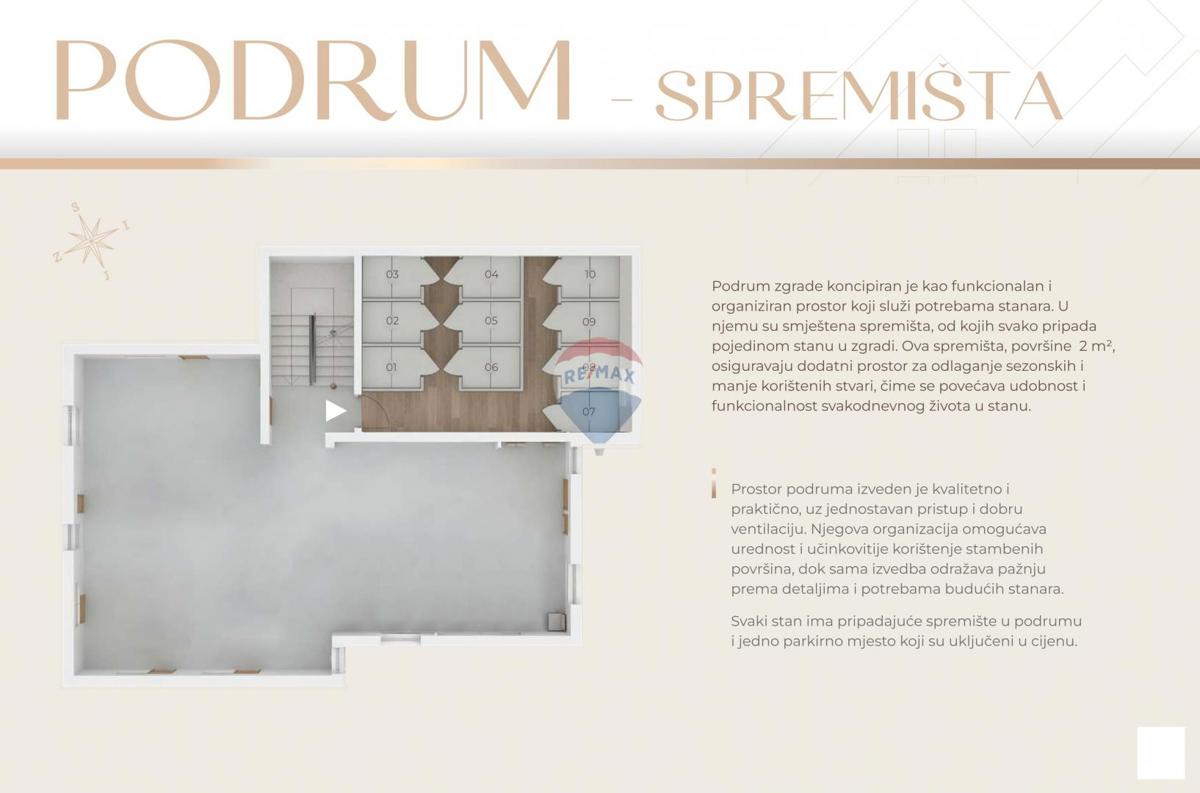 Stanovanje/Apartma Saršoni, Viškovo, 65,63m2