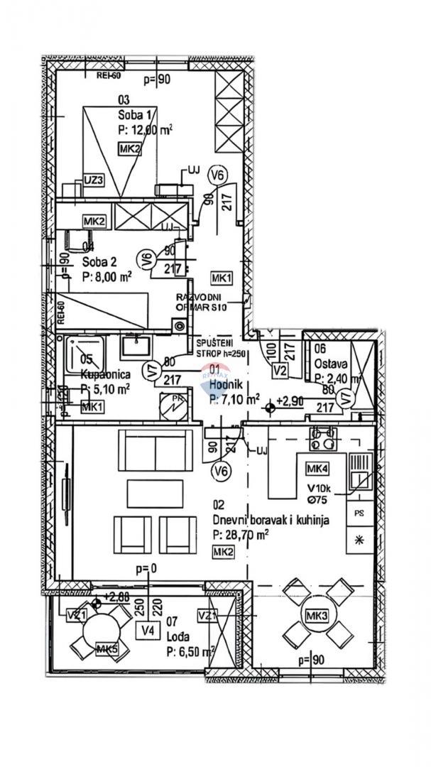 Stanovanje/Apartma Dražice, Jelenje, 69,80m2