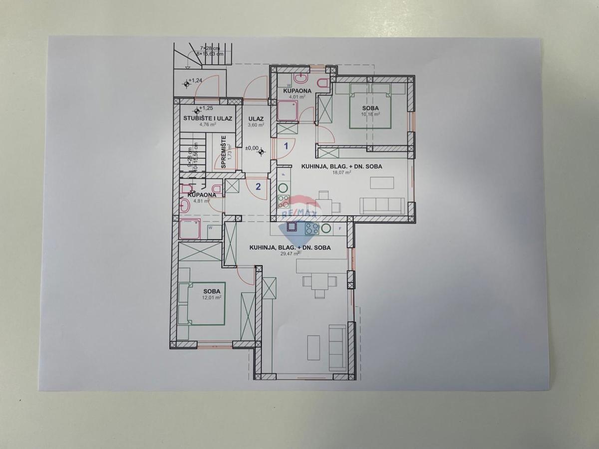 Stanovanje/Apartma Njivice, Omišalj, 33m2
