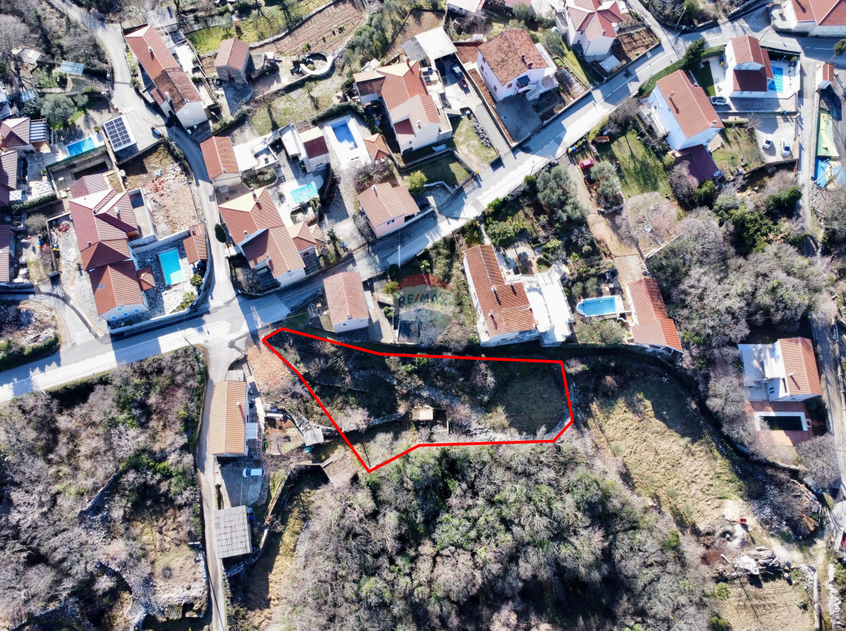 Dobrinj, Gabonjin – Stavbno zemljišče, 914 m²