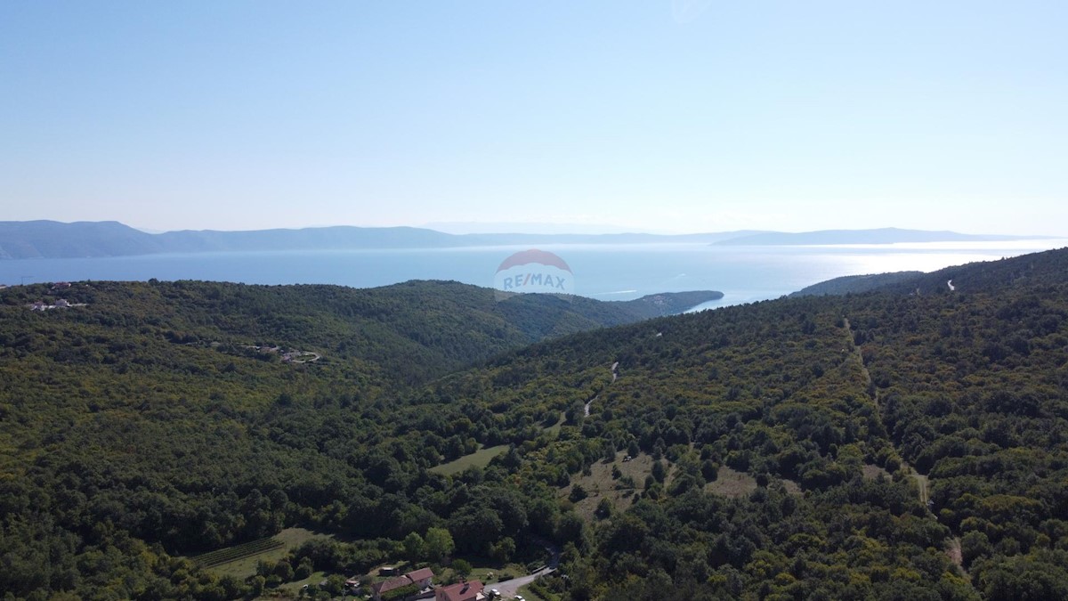 ISTRIA, LABIN - Stone house for renovation in seclusion with 27800 m2 garden