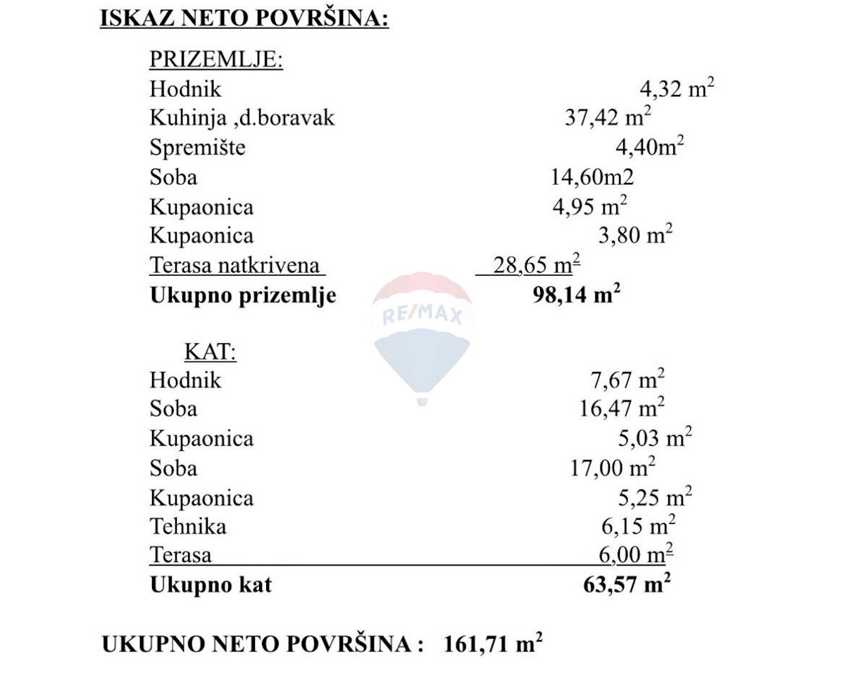 Hiša Sovinjak, Buzet, 161,71m2