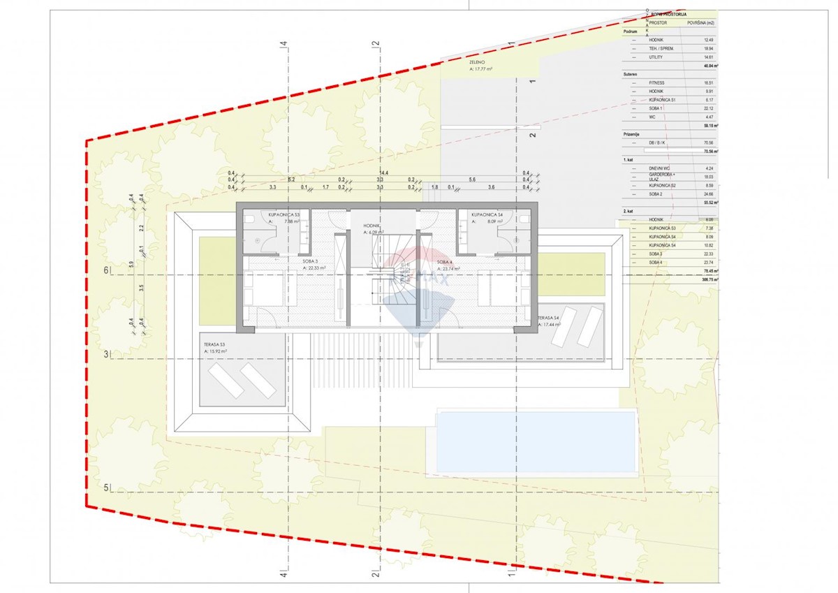 Stavbno zemljišče Opatija - Centar, Opatija, 2.864m2