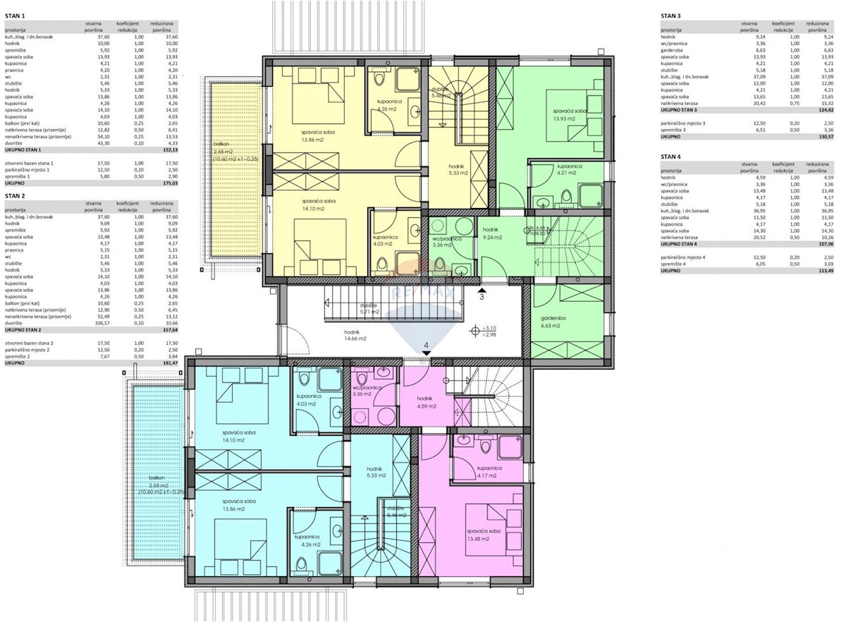 Stanovanje/Apartma Frata, Poreč, 175,03m2