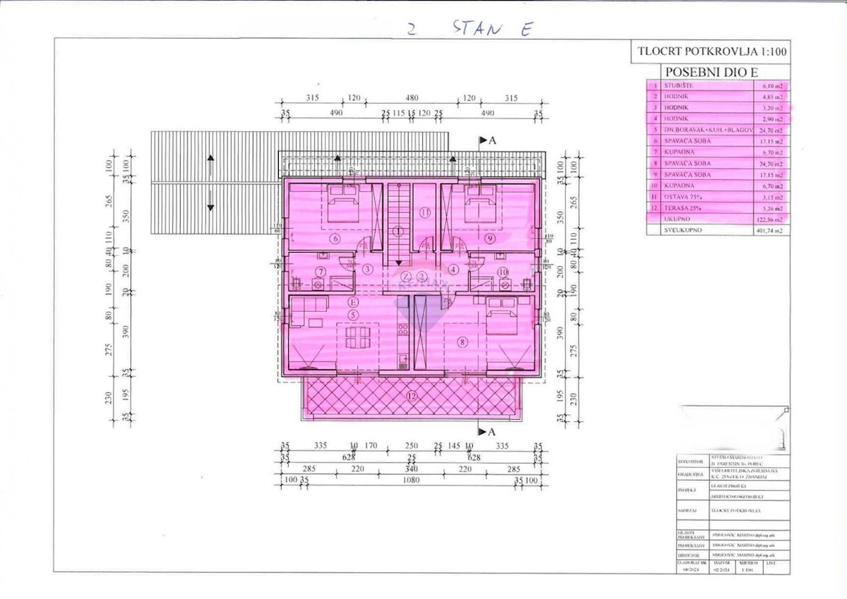 Stanovanje/Apartma Žbandaj, Poreč, 130,12m2