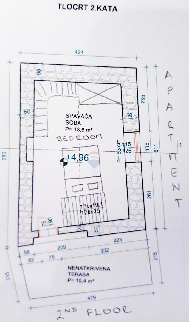 Hiša Baška, 80m2