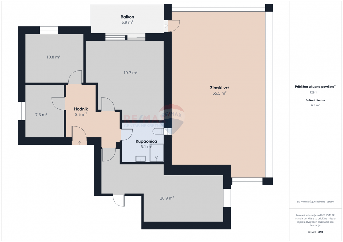 Stanovanje/Apartma Crikvenica, 136m2