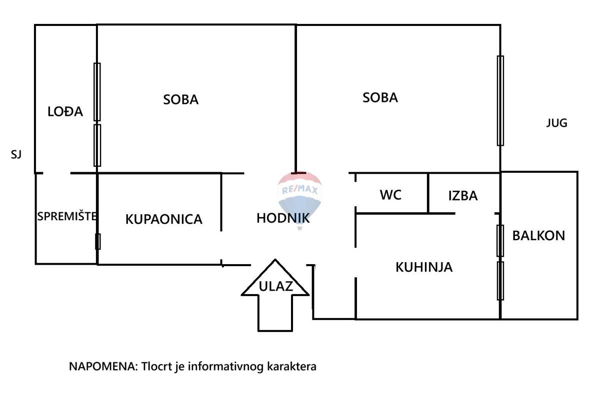 Stanovanje/Apartma Savski gaj, Novi Zagreb - Zapad, 63,33m2