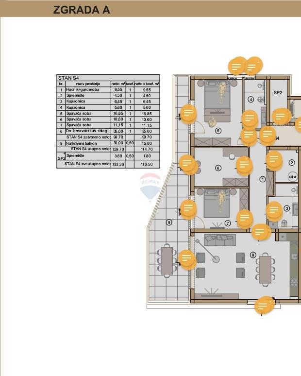 Stanovanje/Apartma Pješčana Uvala, Medulin, 116,50m2