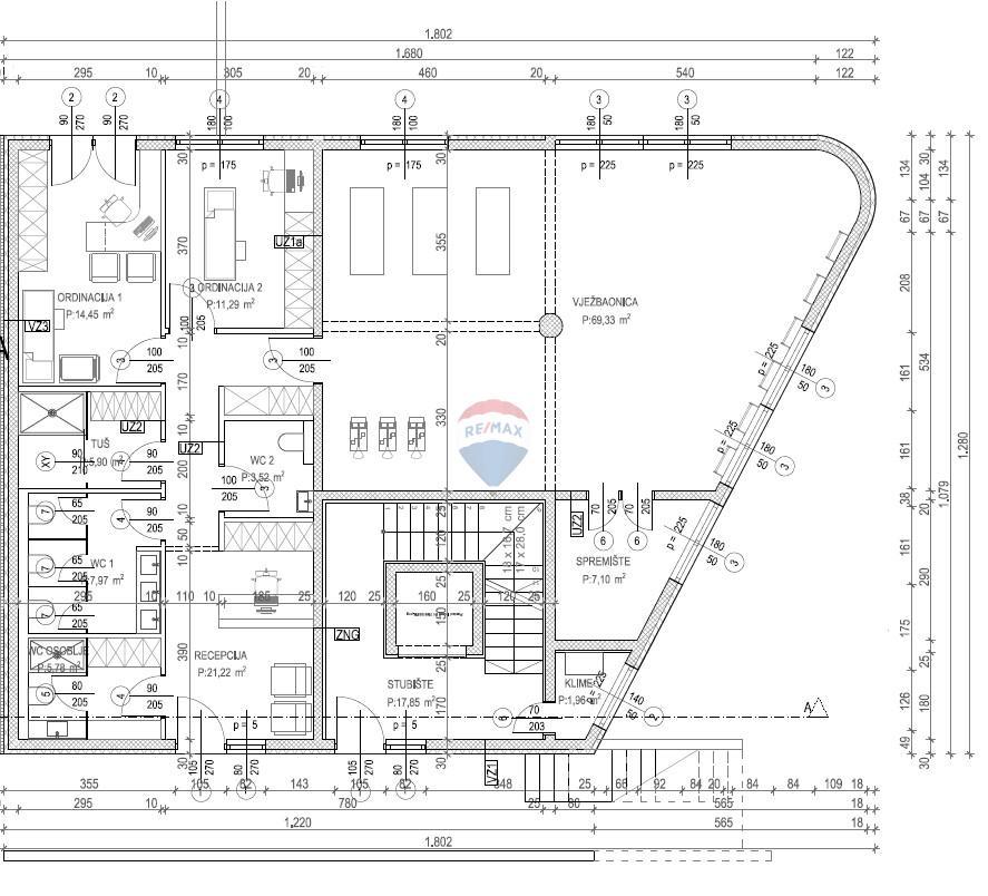 Poslovni prostori Tar, Tar-Vabriga, 146,56m2
