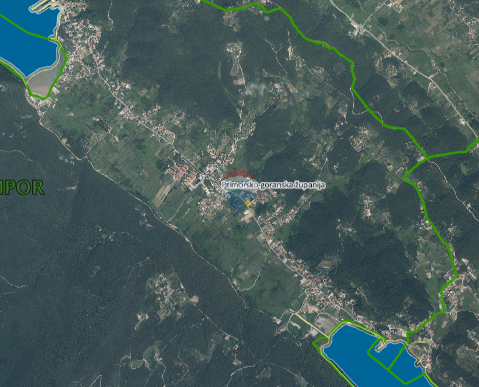 Stavbno zemljišče Kampor, Rab, 531m2