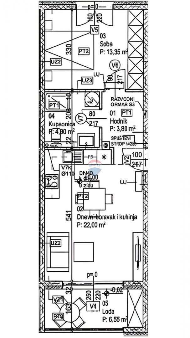 Stanovanje/Apartma Dražice, Jelenje, 50,60m2