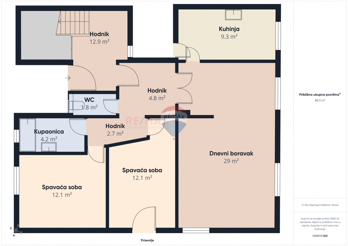 Hiša Rovinj, Dvojček naprodaj v Rovinj – 360 m², pogled na morje, 500 m od plaže
