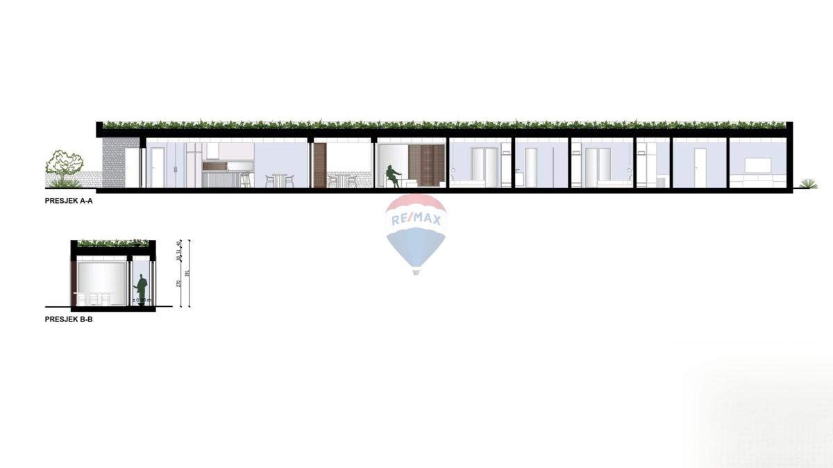 Stavbno zemljišče Umag, 592m2