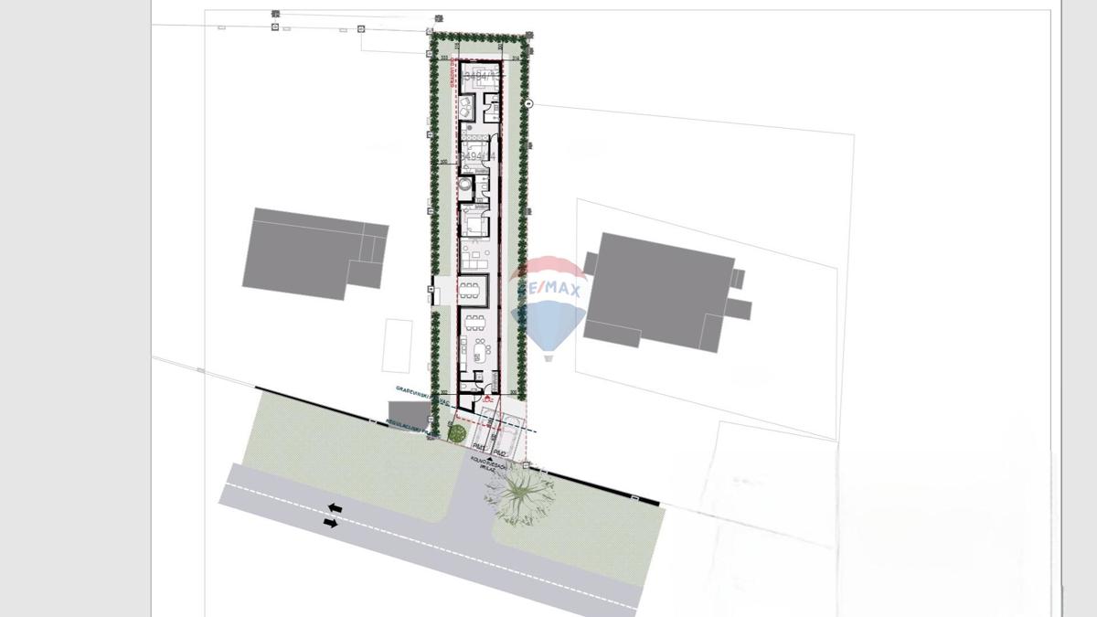 Stavbno zemljišče Umag, 592m2