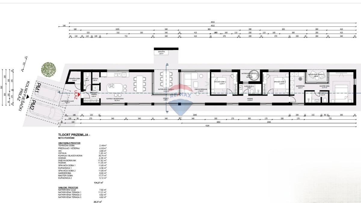 Stavbno zemljišče Umag, 592m2
