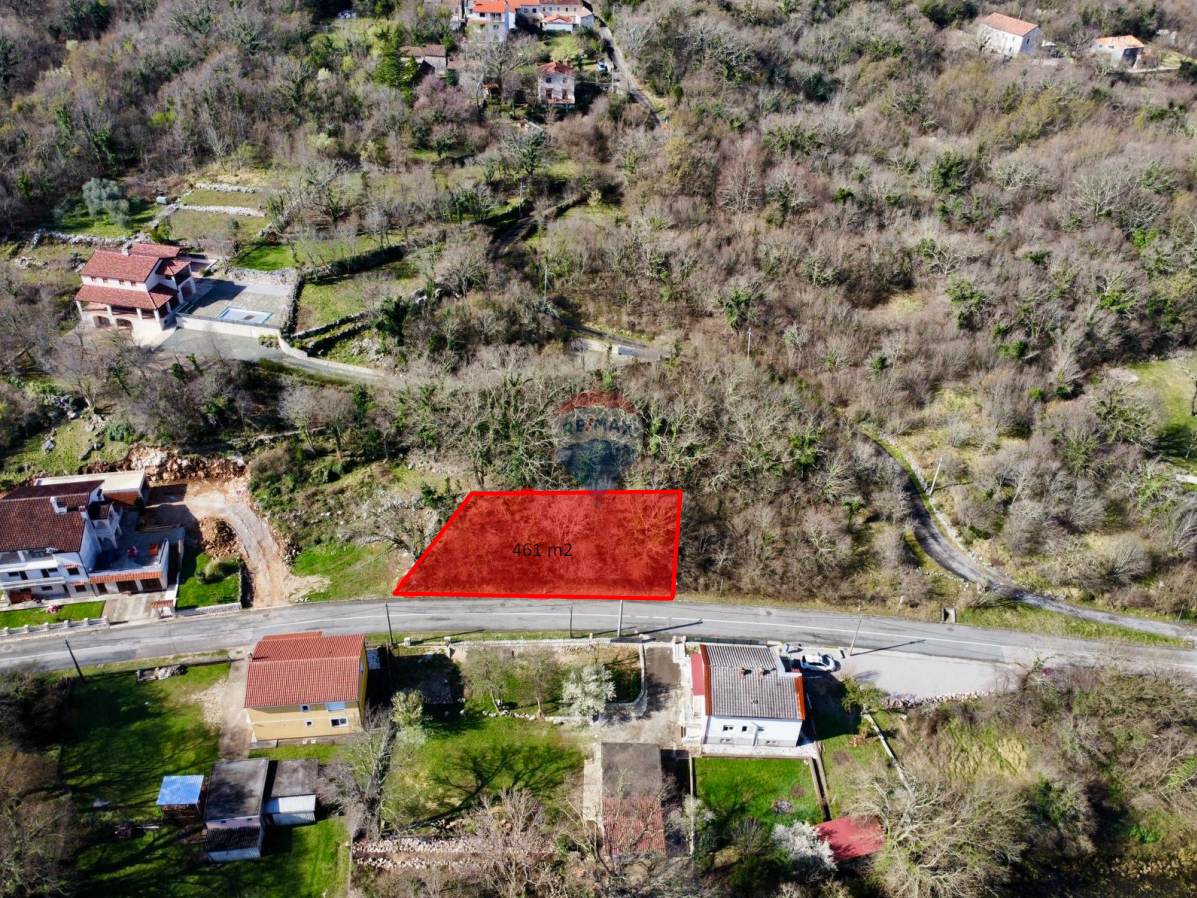 Crikvenica, Tribalj – gradbeno zemljišče, 406 m²