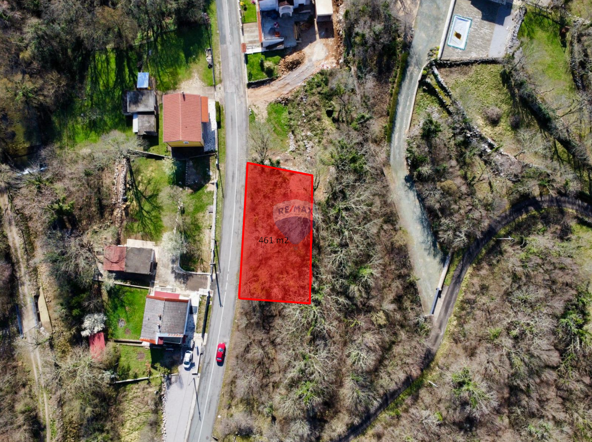 Crikvenica, Tribalj – gradbeno zemljišče, 406 m²