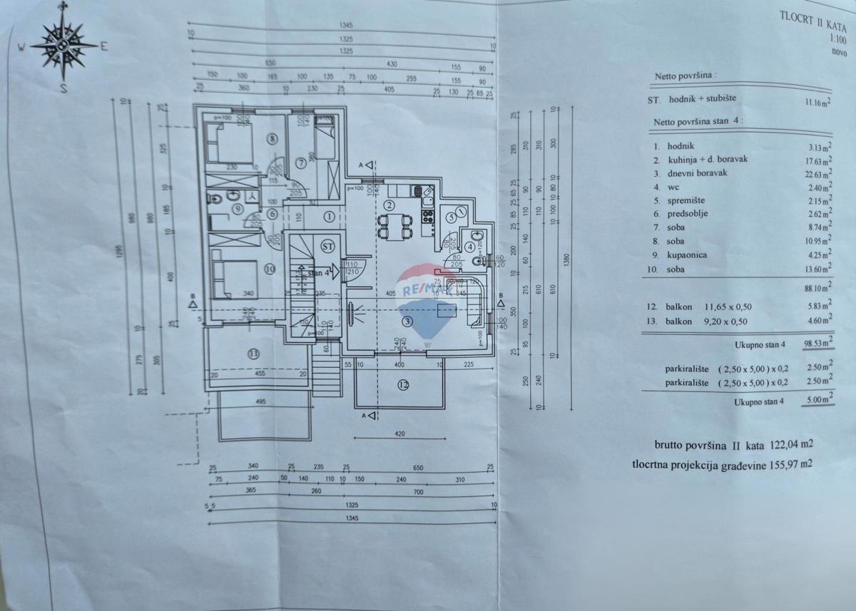 Stanovanje/Apartma Podmurvice, Rijeka, 103,53m2