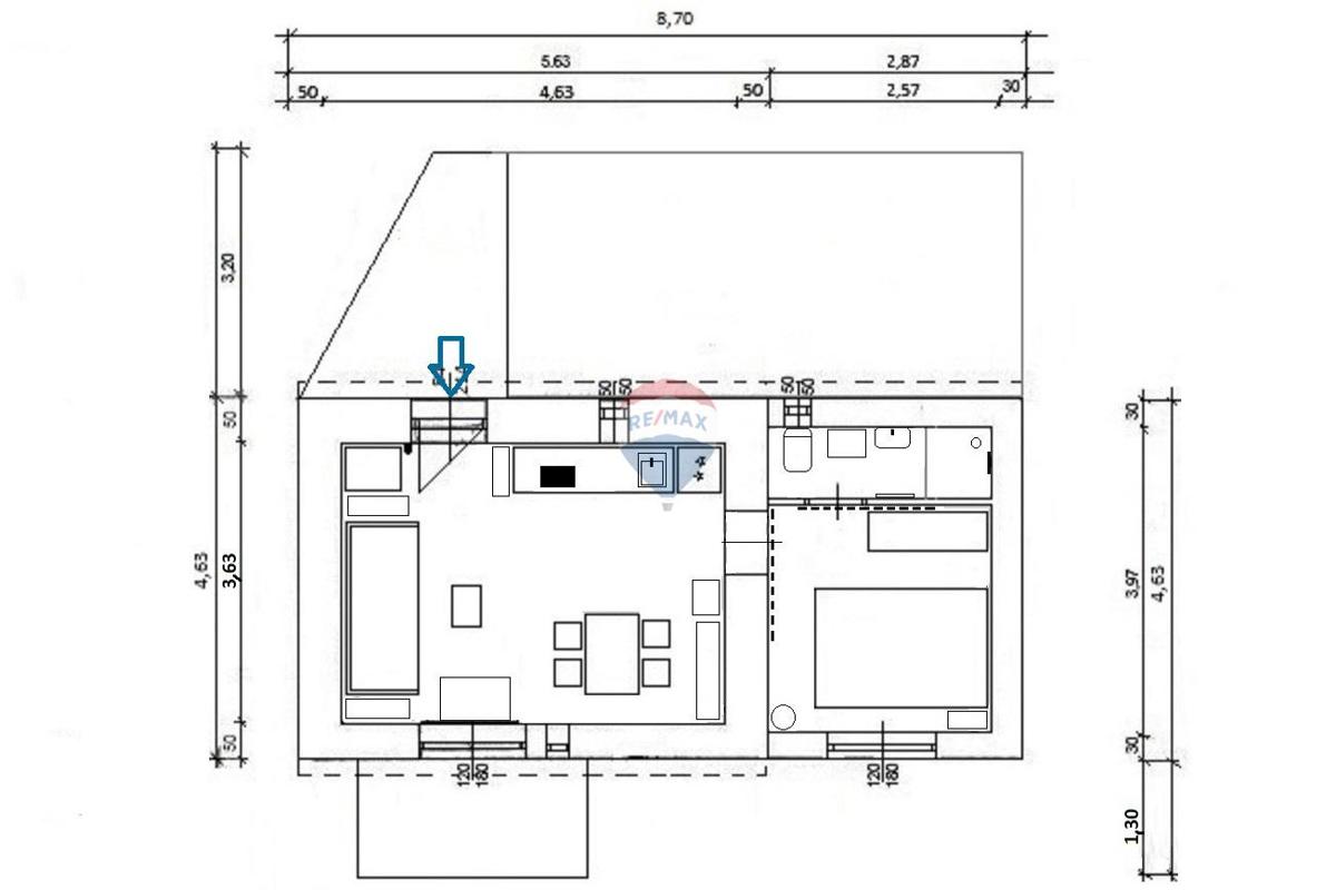 Hiša Obrš, Mošćenička Draga, 78m2
