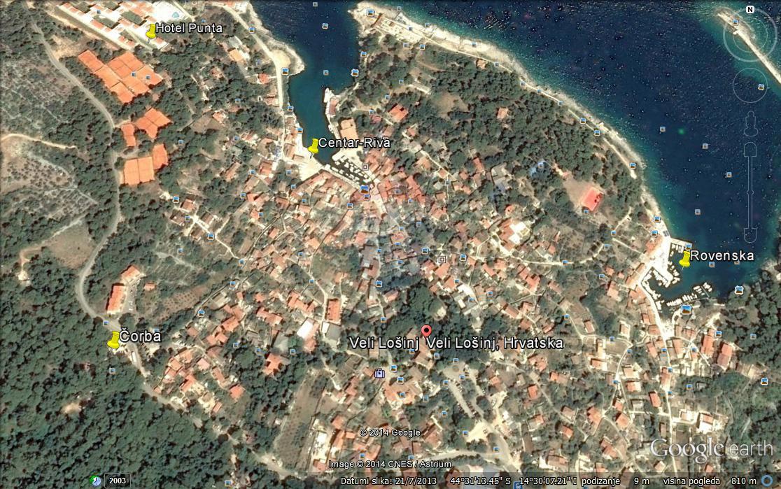 Veli Lošinj, Mali Lošinj, 2.000m2