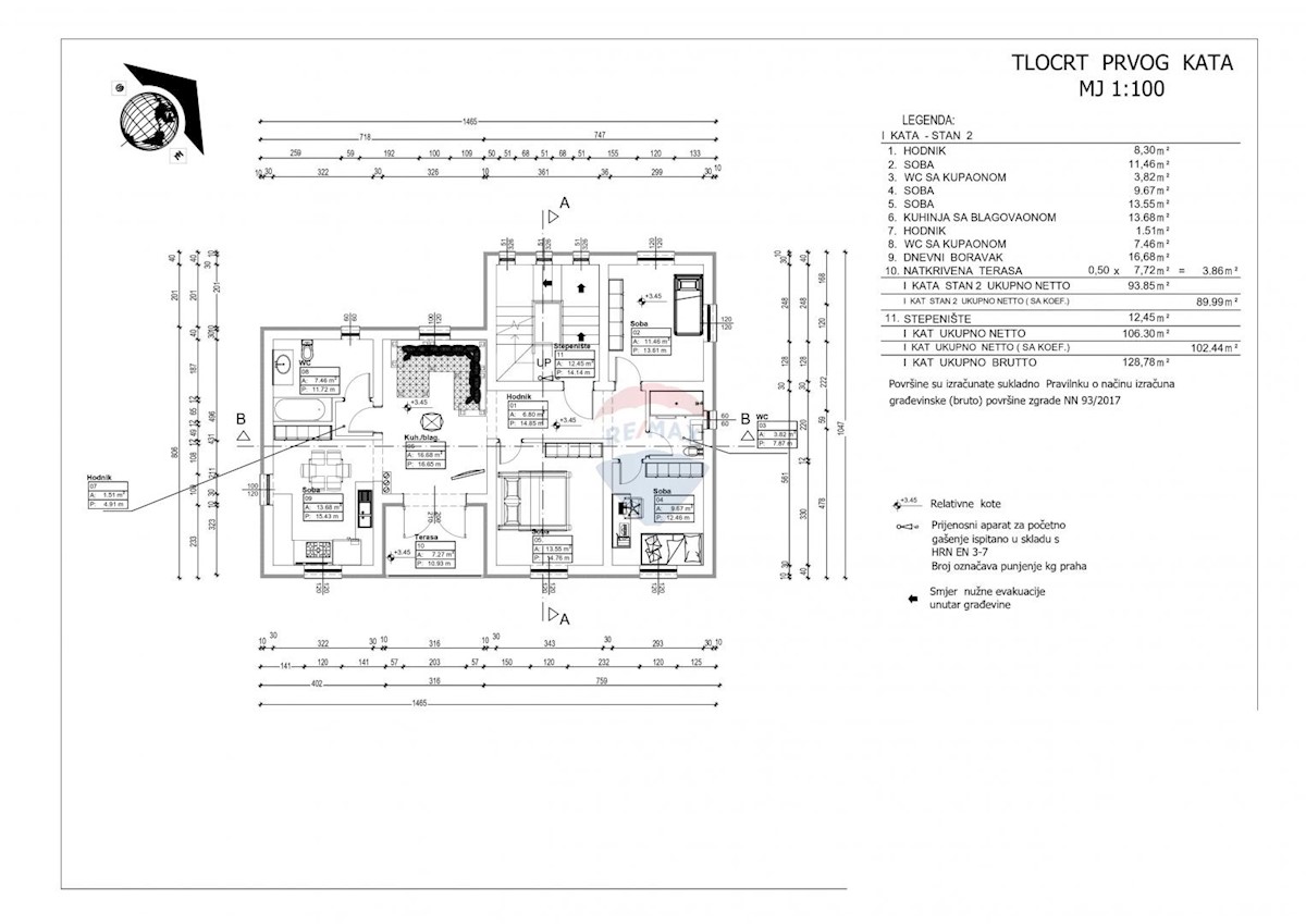 Kastav, 93,85m2