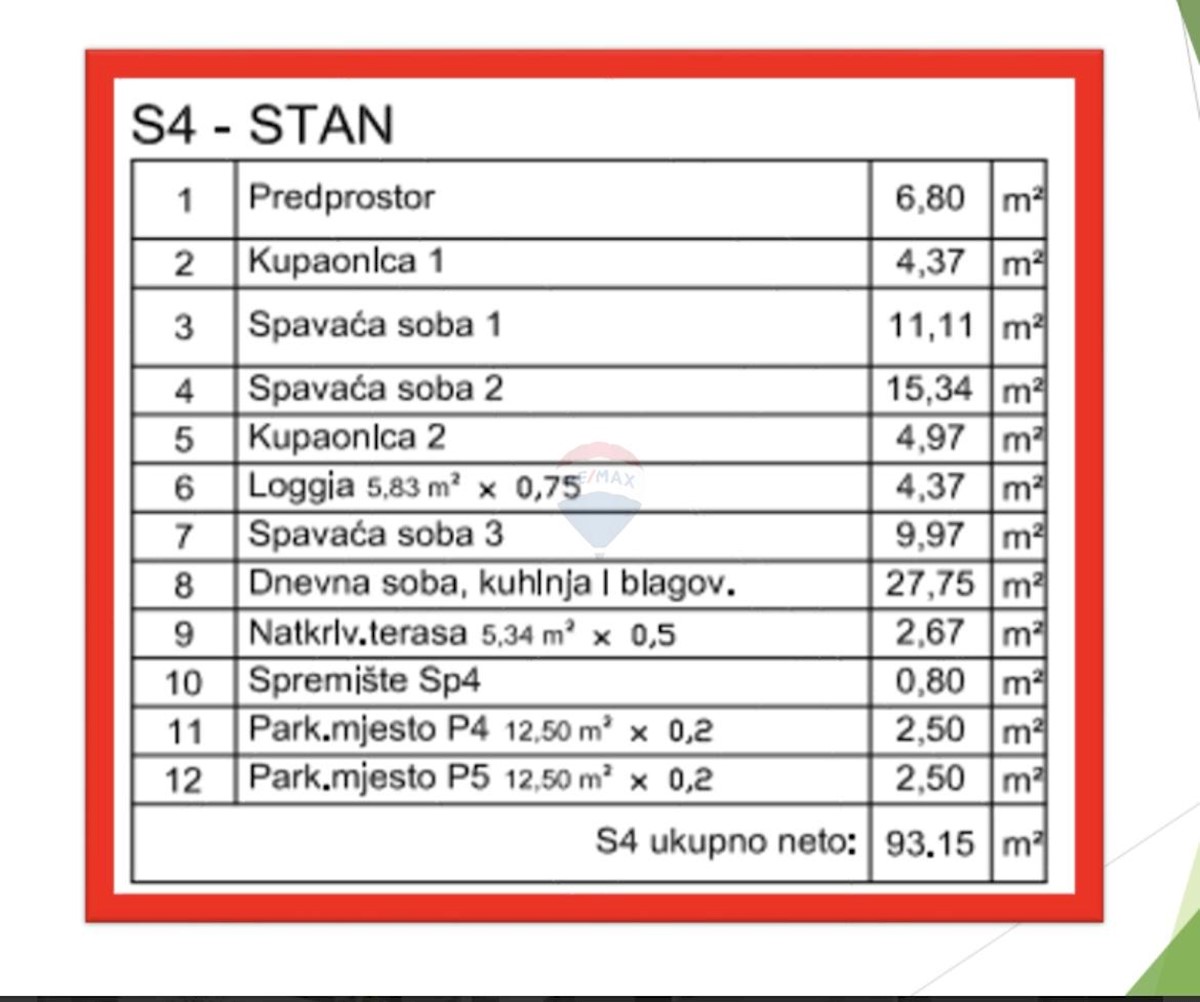 Stanovanje/Apartma Šijana, Pula, 93,15m2