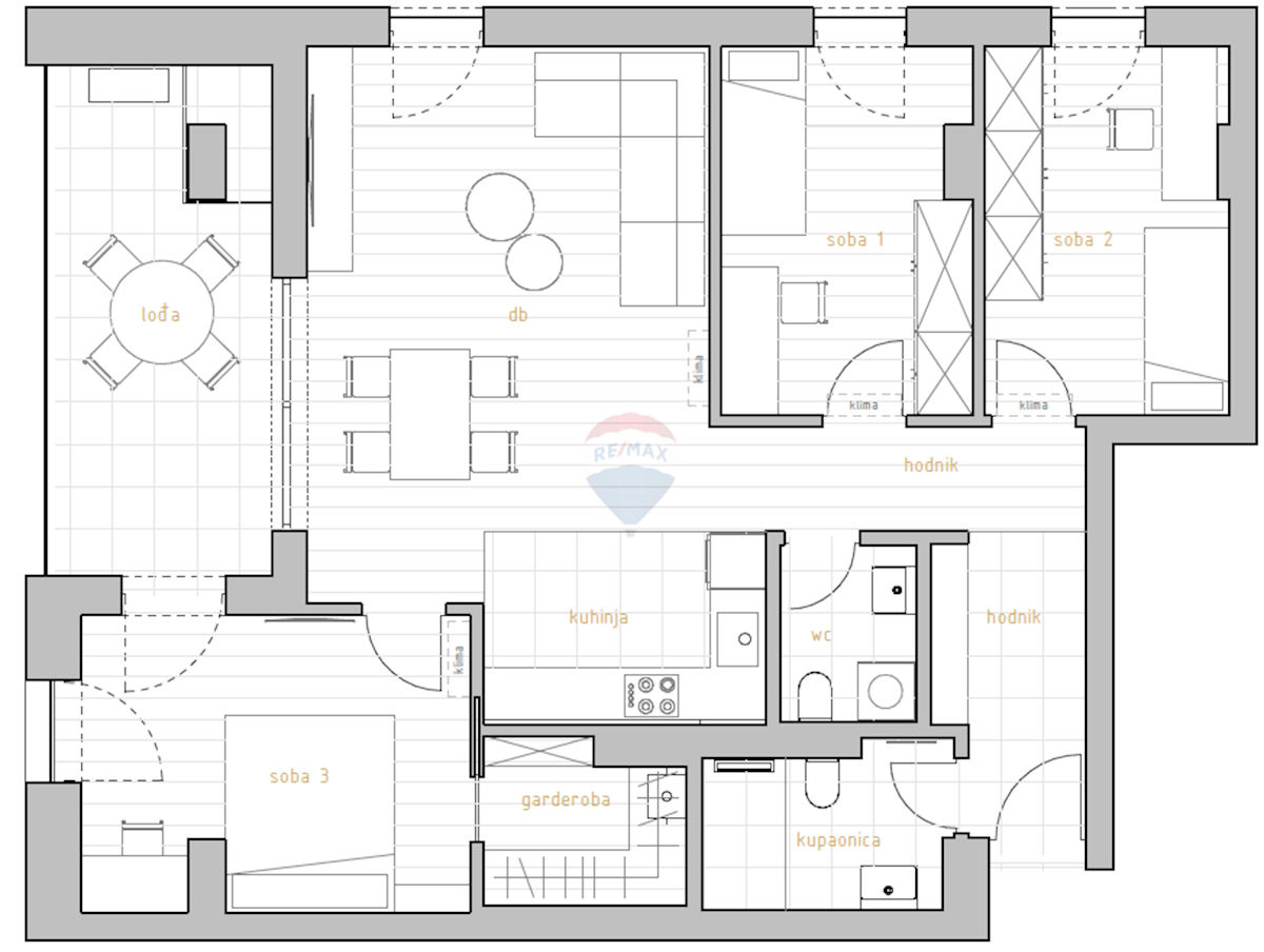 Stanovanje/Apartma Zamet, Rijeka, 92,73m2