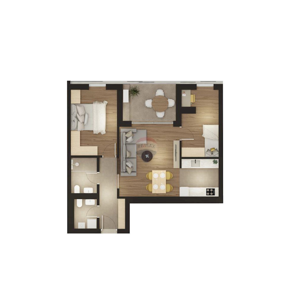 Stanovanje/Apartma Zamet, Rijeka, 66,56m2