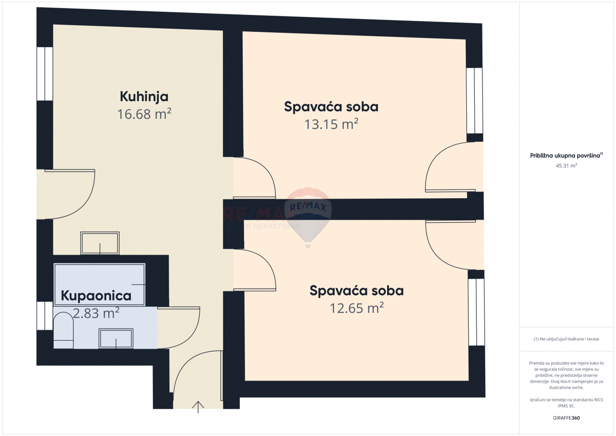 Stanovanje/Apartma Dramalj, Crikvenica, 56m2