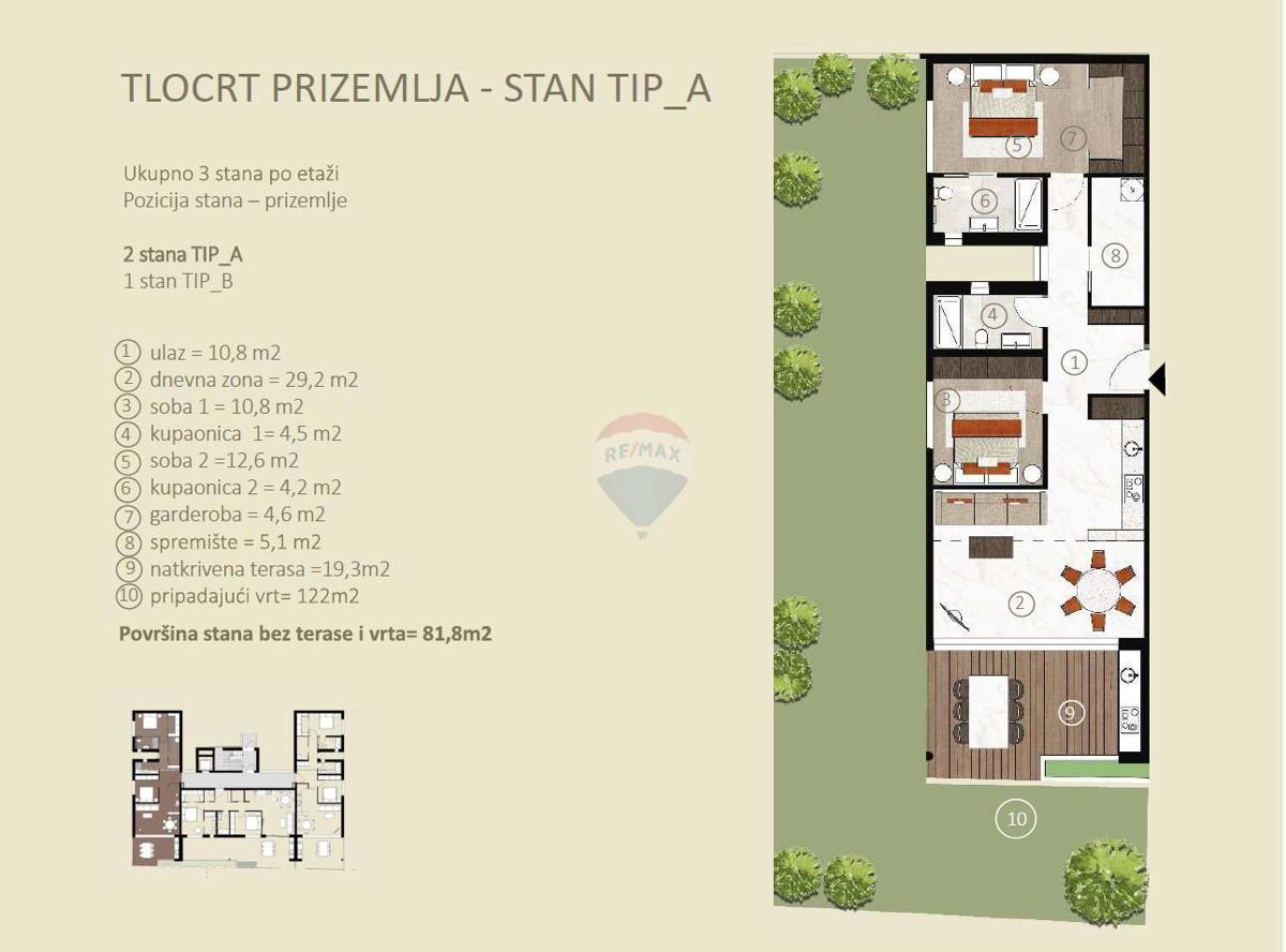 Stanovanje/Apartma Novigrad, 81,80m2