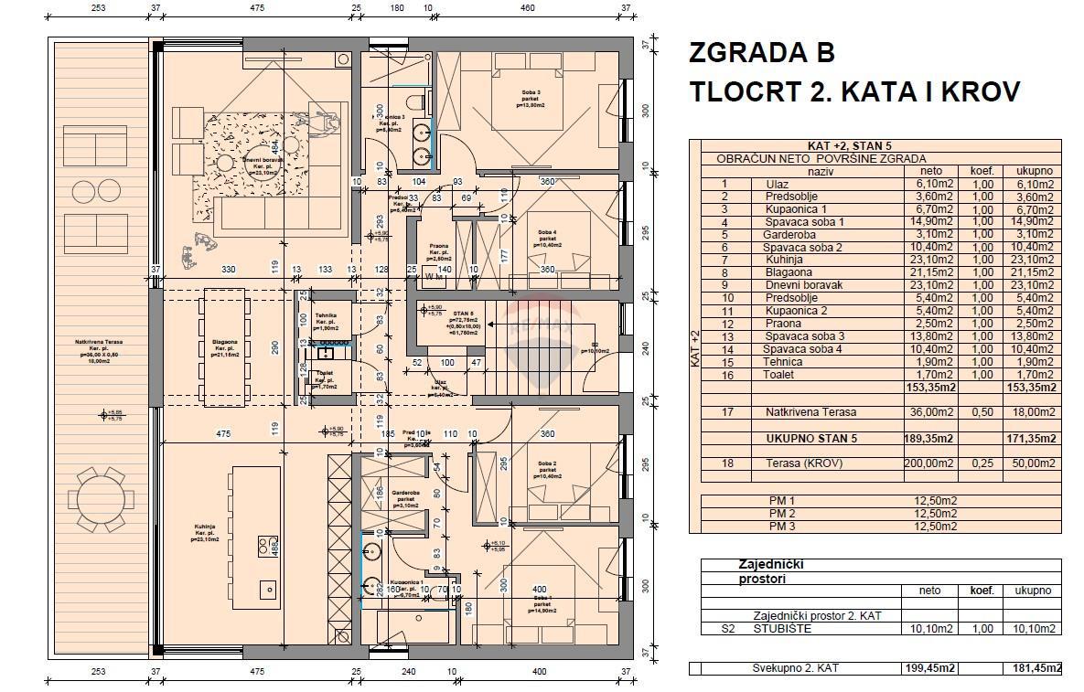 Stanovanje/Apartma Poreč okolica, Poreč, 190m2