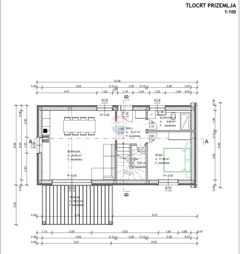 Hiša Bratovići, Poreč, 132m2