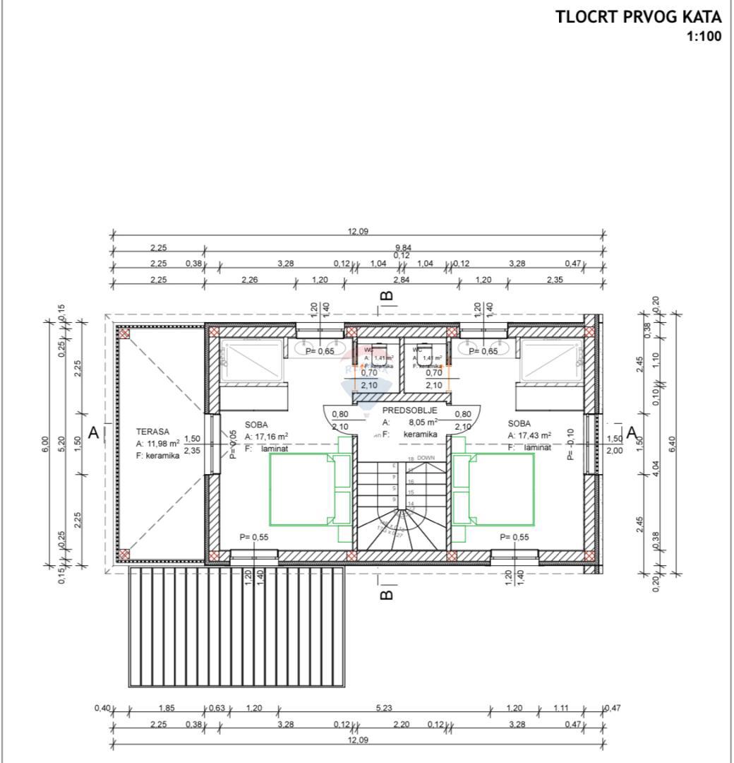Hiša Bratovići, Poreč, 132m2