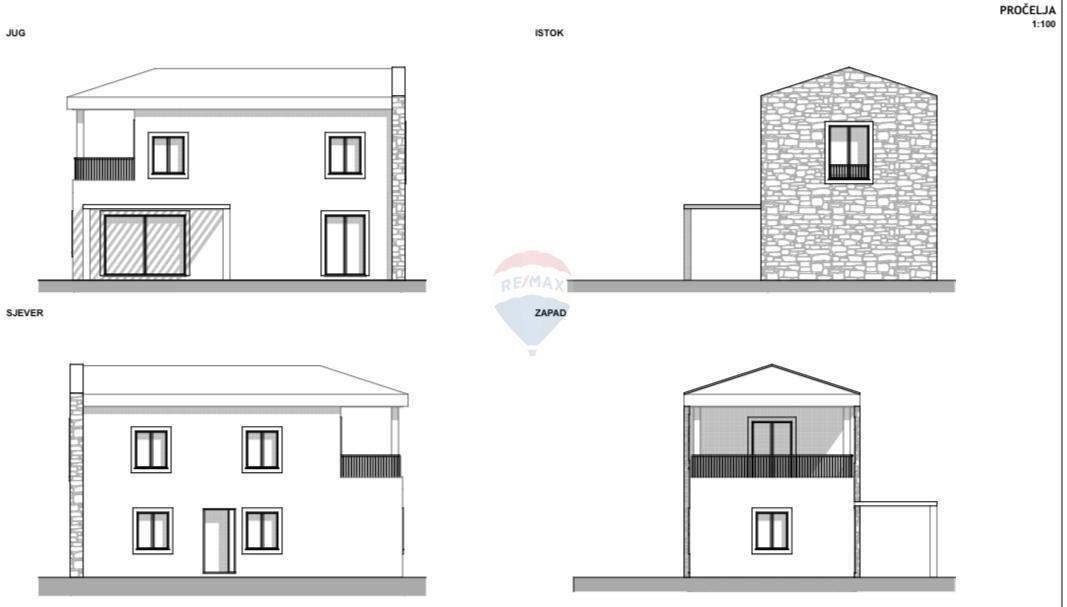 Hiša Bratovići, Poreč, 132m2